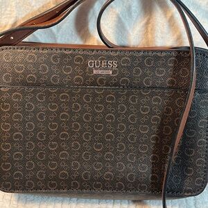 Guess Brown Cross Body Shoulder Bag